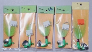 5 unidades - Bucktail Jigs Striper Luñuelos 3/4 OZ Chartreuse 6/0 Roadrunner Agua Salada - Imagen 1 de 3