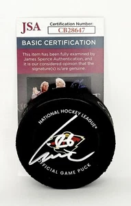 Liam Ohgren signed Minnesota Wild Official Game Puck autographed JSA - Picture 1 of 2