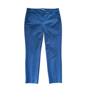 J Crew Slim Fit Stretch Ruby Cropped Ankle Pant High Rise Pool Blue Gr. 10 J5292 - Bild 1 von 5