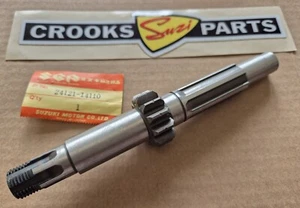 NOS 24121-14110 RM125 Z 1982 Albero di contatto frizione originale Suzuki 12T - Foto 1 di 10