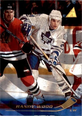 1995-96 Pinnacle RANDY WOOD Maple Leafs #164 - Image 1 of 2