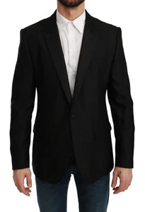 Dolce & Gabbana Polka Dotted Slim Fit Martini Men's Jacket Authentic - Picture 1 of 6