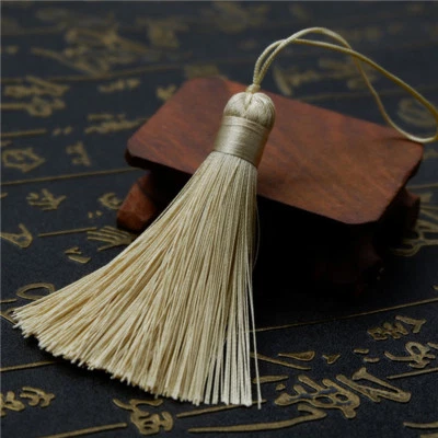 8 cm Seda Hielo Borla Borla Llave Chian Colgante Hacer Joyas Hágalo Usted Mismo 28 Colores Opción Foto 1 de 4