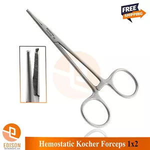 Surgical Micro Halsted Clamp Locking Kocher Forceps Hemostat Dental Lab Plier - Picture 1 of 2