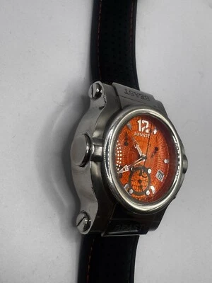 Reloj Renato Beast Grand Diver Hombre, Suizo ETA Naranja sobre Banda Silicona Foto 1 de 4