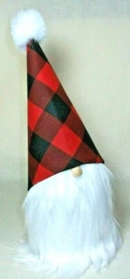 SCANDINAVIAN CHRISTMAS TOMTE NISSE SANTA 14 INCH SOFT SCULPTURE FIGURE  - Изображение 1 из 4