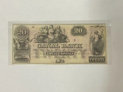 Canal Bank New Orleans 20 Dollars bill - Image 1 of 2