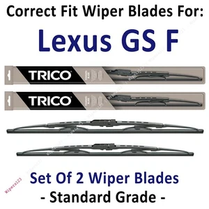 Paquete de 2 cuchillas limpiaparabrisas estándar para 2016 + Lexus GS F - 30260/180 - Imagen 1 de 1