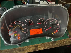 Fiat Grande Punto Instrument Cluster 51718553 *New LCD Screen* *Mileage Set* - Picture 1 of 3
