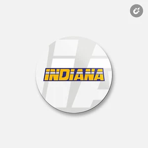 Indiana Pacers NBA | 4"" X 4"" Imán decorativo redondo - Imagen 1 de 2