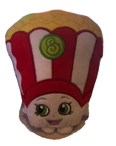 SHOPKINS POPPY CORN Popcorn Pillow Stuffed Plush Toy preowned - Picture 1 of 5