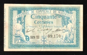 FRANCE 50 Centimes Marseille 1914 Regionalism and Miscellaneous - Picture 1 of 2