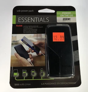 Kodak 1000mAh Li-Ion USB Battery Pack Rechargeable Power Bank - Picture 1 of 2