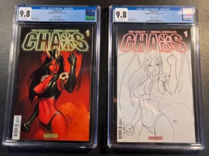 CHAOS 1 CGC 9.8 Set VARIANT RARE MICHAEL TURNER INCENTIVE 1:50 1:100 PURGATORI - Picture 1 of 9