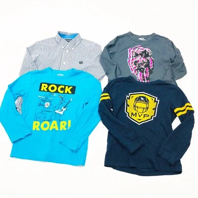 Lot of 4 boys long sleeve t-shirt Oshkosh Chaps  - Image 1 of 4