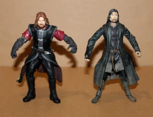 The Lord of the Rings / Der Herr der Ringe Aragorn & Boromir Figure 2001 Marvel - Bild 1 von 4