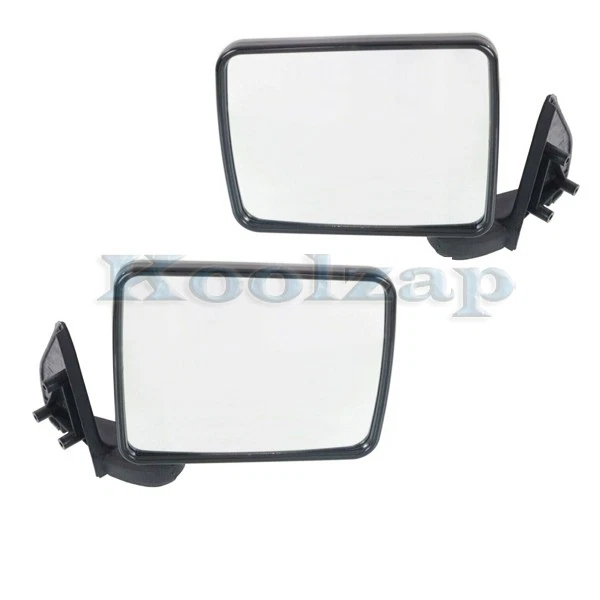 Para 87-93 Ram 50 Pickup Truck Retrovisor Porta Espelho Conjunto Manual Par - Imagem 1 de 4
