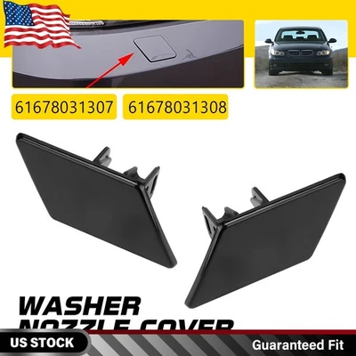 Tapa de cubierta de boquilla de arandela de faros delanteros para BMW 325i 2006 328i 2007-2008 Foto 1 de 4