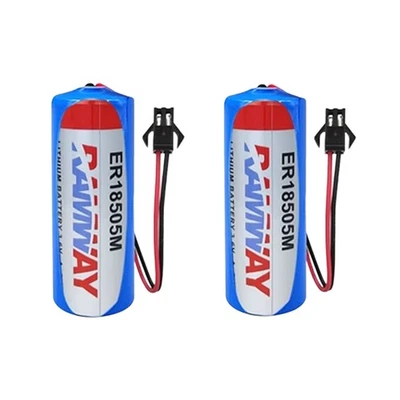 2PCS for Fanso ER18505M 3.6V A 3500mAh Non-rechargeable Battery with Black Plug - Image 1 of 3