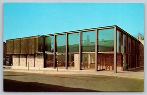 Vintage Postcard The National Bank of Mendota Illinois Modern Facade - Picture 1 of 2