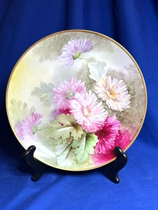 Richard Ginori Italian china hand painted artist signed floral plate - Picture 1 of 3