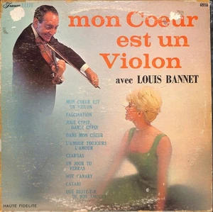 Louis Bannet – Mon Coeur est un Violon LP 1964 Canadian Franco Elite French Pop - Bild 1 von 2