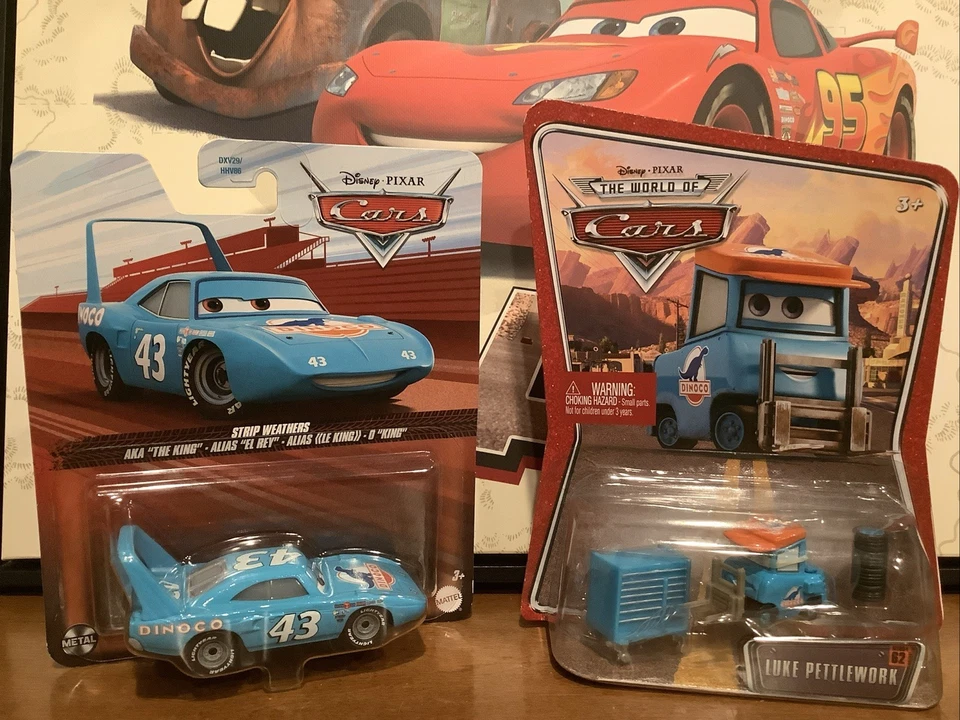 迪士尼皮克斯汽车国王大道天气和卢克·佩特尔工作 2 件装 — 第 1/4 张图片