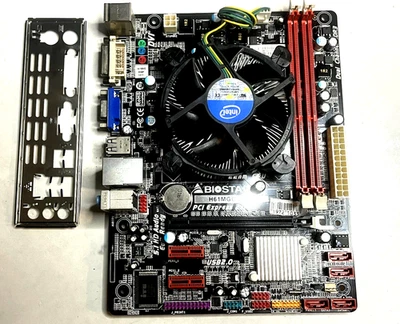 SCHEDA MADRE BIOSTAR H61MGC + CPU Intel G530 LGA 1155 - SENZA RAM - NO RAM - Immagine 1 di 4