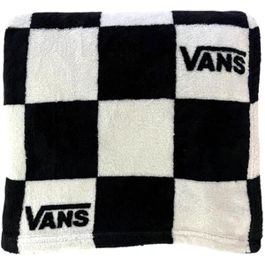 Vans Off The Wall Fleece Throw Blanket Skate Black White Checker Square 50x60 - Picture 1 of 3