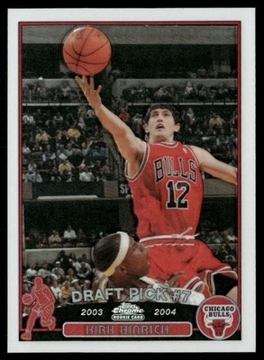 2003-04 Topps cromo refractor RC #117 Kirk Hinrich Foto 1 de 2