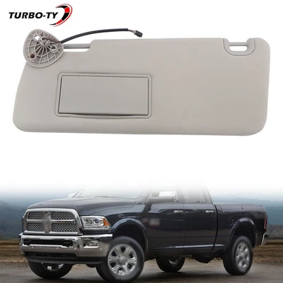 Parasol conductor izquierdo con luces para Dodge Ram 1500 2013-2021 2500 3500 13-18 gris Foto 1 de 4