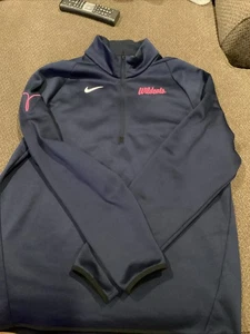 Villanova University Nike Quarter Zip Herren L Top Zustand Krebs Band - Bild 1 von 5