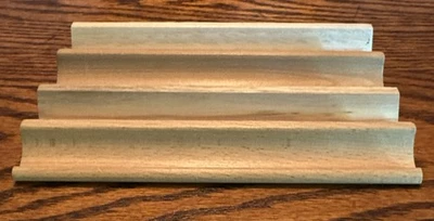 Suportes de azulejos de madeira de substituição Scrabble, conjunto de 4/completo - Imagem 1 de 3