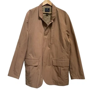 Brooks Brothers Men's Tan Brown Field Jacket Size XXL Casual Chore Rain Coat - Picture 1 of 17
