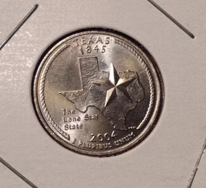 2004 P or D Texas 50 States Quarter - Picture 1 of 2