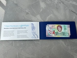 George Best 5 Pound Note with Original Wallet - Picture 1 of 5