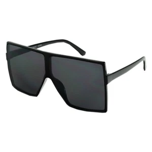 Big Square Sunglasses Betty Women Oversized XXL Flat Top Multicolor Fashion - Picture 1 of 16