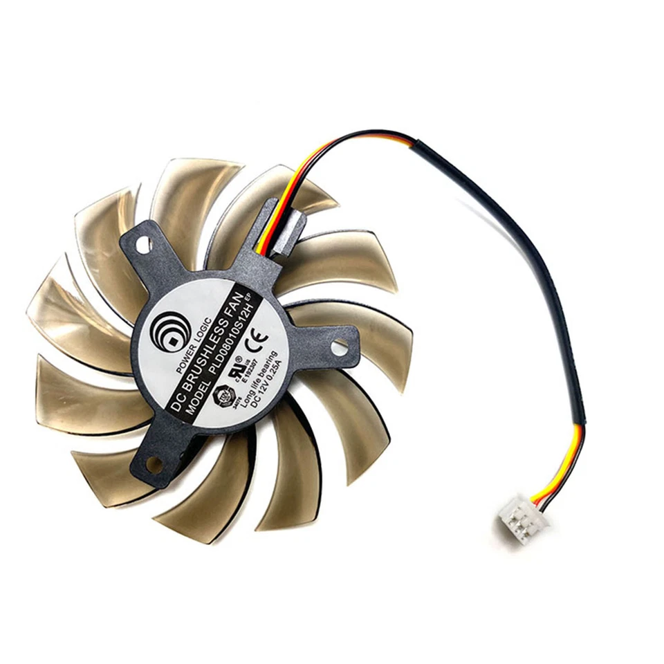 Placa de vídeo T128010SM ventilador de refrigeração peça sobressalente para GIGABYTE GV-N730 630 575 557 - Imagem 1 de 4
