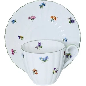 Royal Tuscan TUS37 Wedgwood Floral Sprays geriffelt Tasse & Untertasse Set NEU - Bild 1 von 15