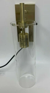 Pottery Barn Maiden Sconce Glass & Brass Finish NEW IN BOX - Picture 1 of 1