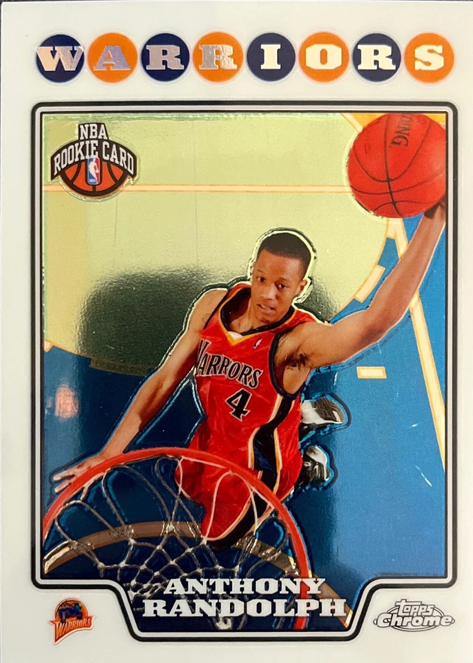 Anthony Randolph Topps Chrome 08-09 #193 Rookie Card Golden State Warriors - Image 1 of 1