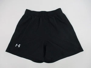 Under Armour Shorts Boys Size Large Black Athletic Gym Casual Drawstring Lined - Picture 1 of 6