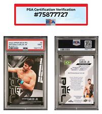 2021-2022 Upper Deck PFL 6 Antonio Carlos Jr. Black Parallel 1/1 PSA 9 Mint