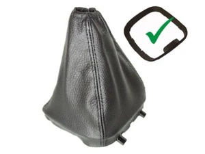 For Ford Transit Bus 06-13 Gear Gaiter with Plastic Frame Leather Multicoloured - Picture 1 of 9