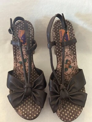 ROCKET DOG  Women’s Size 7.5 Slingback Wood Heel Sandals Boho Clubbing Festival - Image 1 of 4