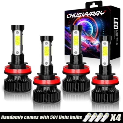 Kit combo de lâmpadas brancas altas baixas para Nissan Altima 2007-2018 farol de LED - Imagem 1 de 4