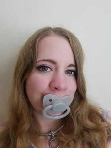 Chupete para adultos Chupete de la compañía de pañales Silver Sparkles - Imagen 1 de 2