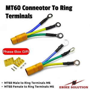 MT60 To M6 Ring Terminal Connector 3 Phase Adaptor Controller Motor Converter UK - Picture 1 of 6