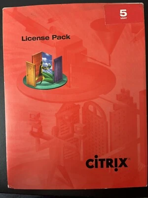 Citrix Metaframe ICA WFULP17005 License Pack - 5 users worth over $660 - Image 1 of 3