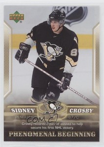 2005-06 Upper Deck Phenomenal Beginning Gold Sidney Crosby #6 Rookie RC
